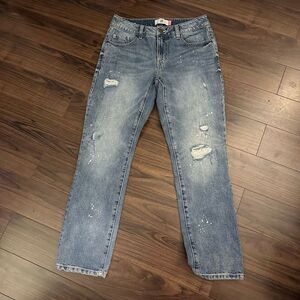CAbi jeans 100% bf distressed 2 women’s style #5884